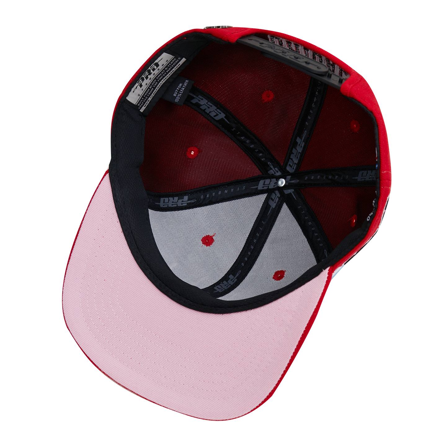 NBA CHICAGO BULLS CITY DOUBLE FRONT LOGO SNAPBACK HAT (RED)