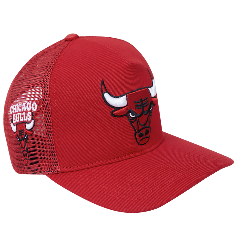 NBA CHICAGO BULLS CLASSIC PINCH FRONT TRUCKER (RED)