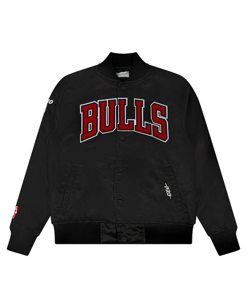 NBA CHICAGO BULLS CLASSIC BIG BOYS SATIN JACKET (BLACK) – Pro Standard