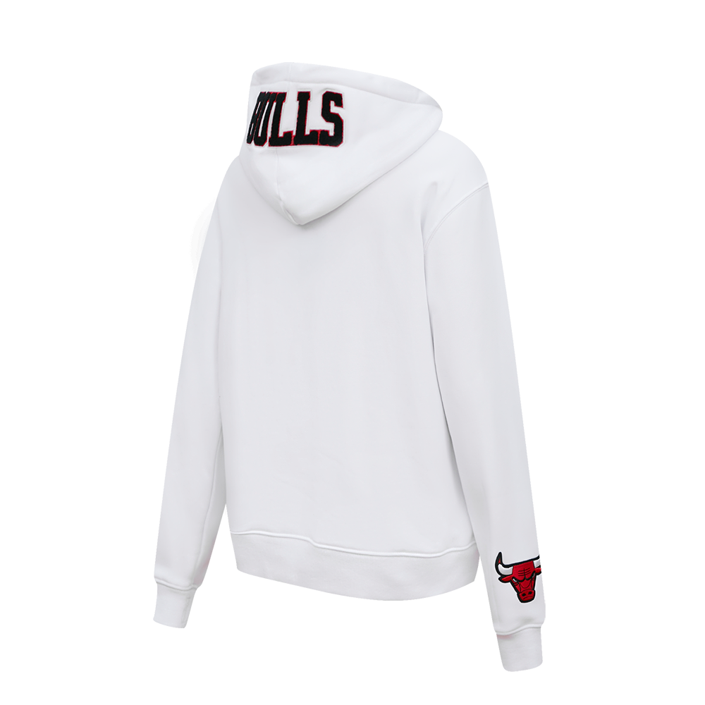 Chicago bulls white hoodie hot sale