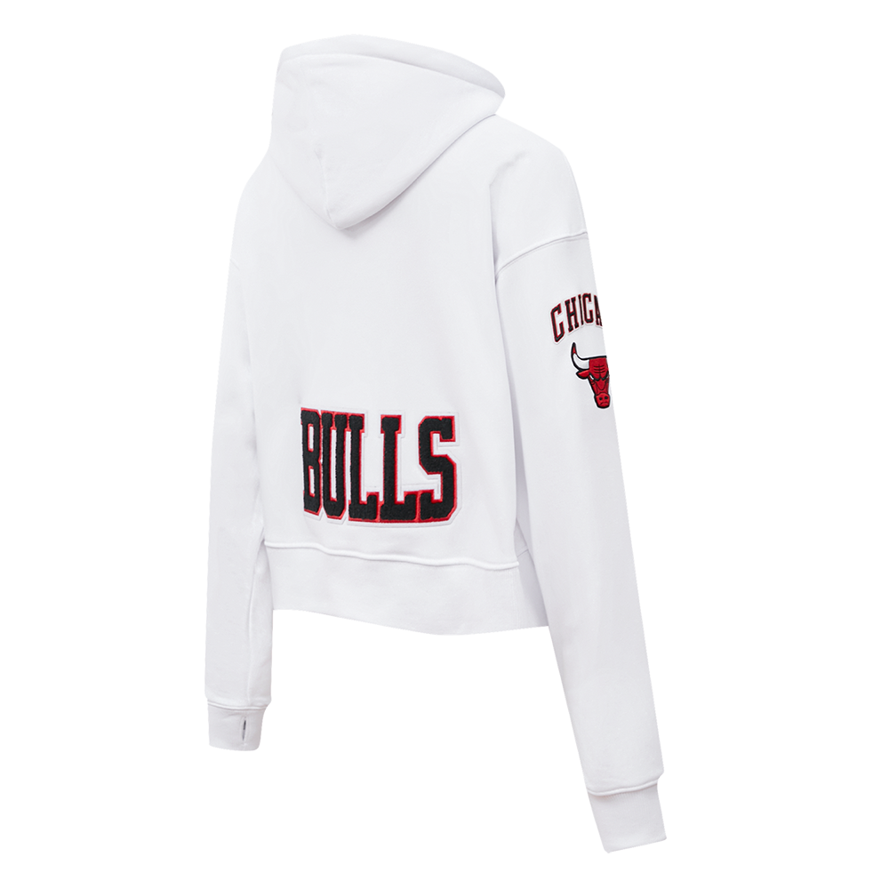 Chicago bulls cropped hoodie deals