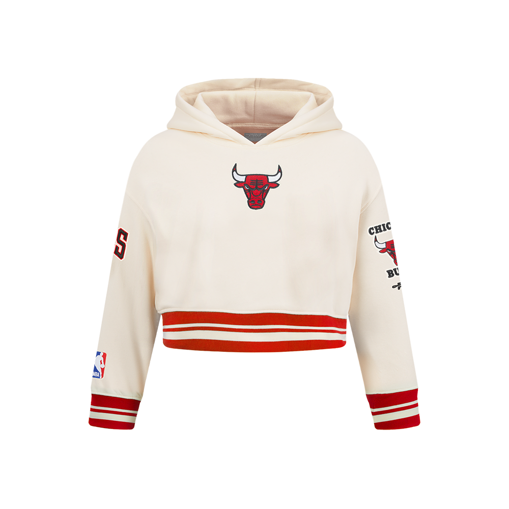 NBA CHICAGO BULLS RETRO CLASSIC LITTLE GIRLS RIB FLEECE PULLOVER HOODI ...