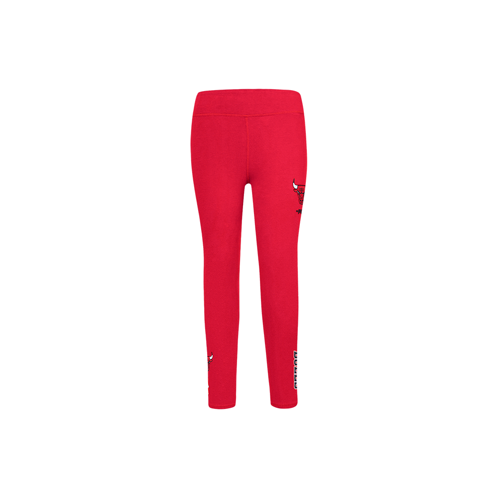 NBA CHICAGO BULLS CLASSIC LITTLE GIRLS LEGGING (RED)