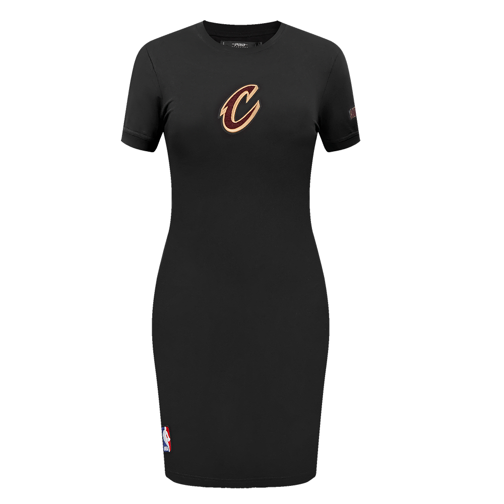 NBA CLEVELAND CAVALIERS CLASSIC WOMEN S BODY CON DRESS BLACK Pro Standard