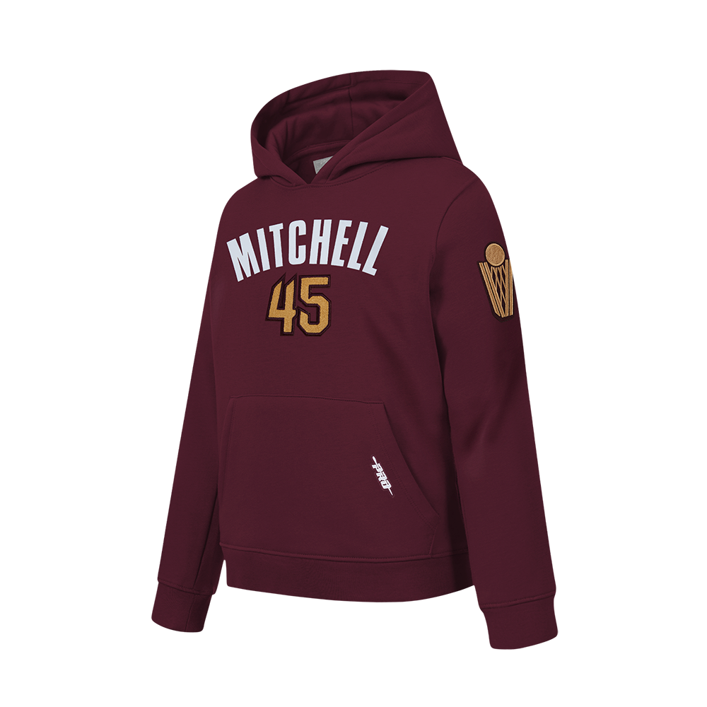 NBA CLEVELAND CAVALIERS DONOVAN MITCHELL #45 CLASSIC PNN BIG BOY'S FLEE (WINE)