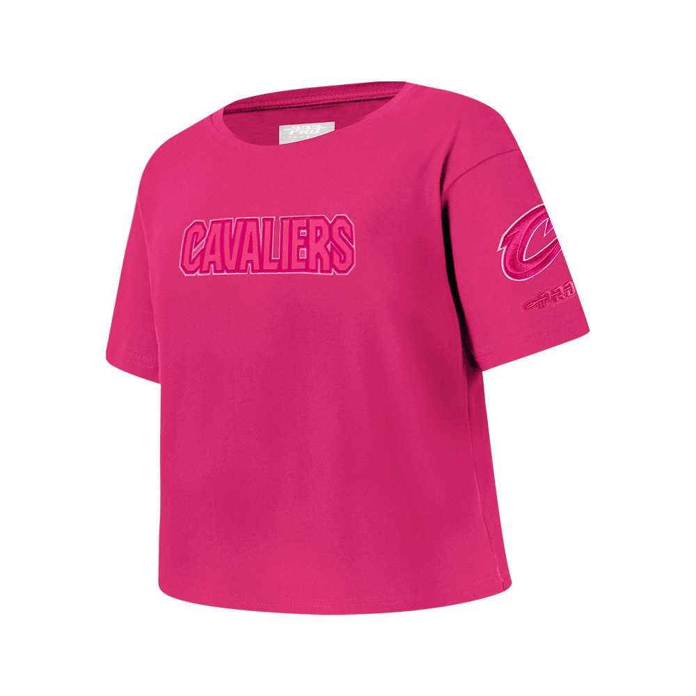 CLEVELAND CAVALIERS TRIPLE PINK BIG GIRL'S SS BOXY TEE (BEETROOT PURPLE)