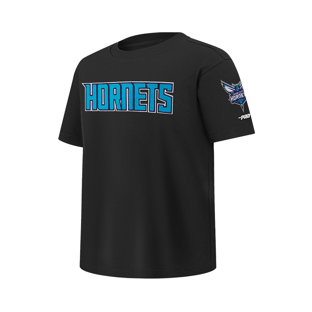 NBA CHARLOTTE HORNETS CLASSIC BIG BOYS SJ TEE (BLACK)