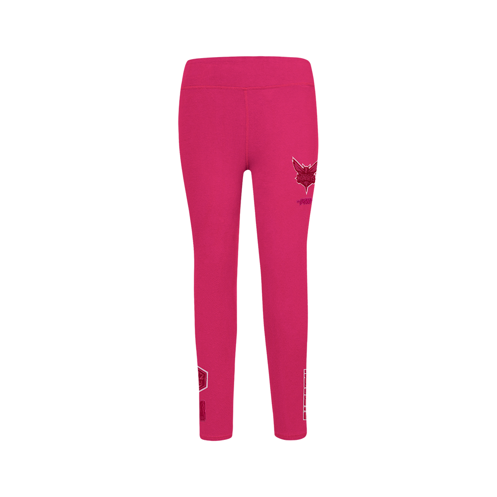 NBA CHARLOTTE HORNETS TRIPLE PINK BIG GIRLS LEGGING (BEETROOT PURPLE)