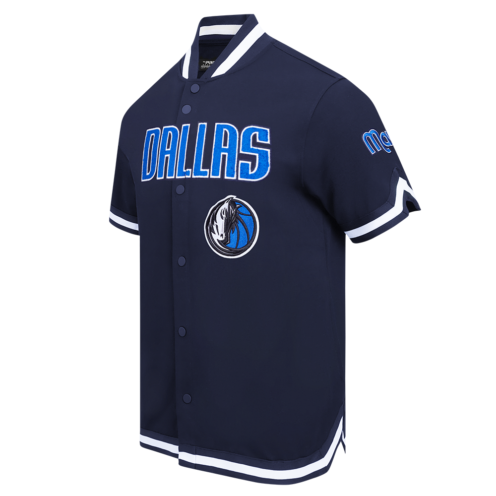 DALLAS MAVERICKS CLASSIC MEN'S WARM UP JACKET (MIDNIGHT NAVY)