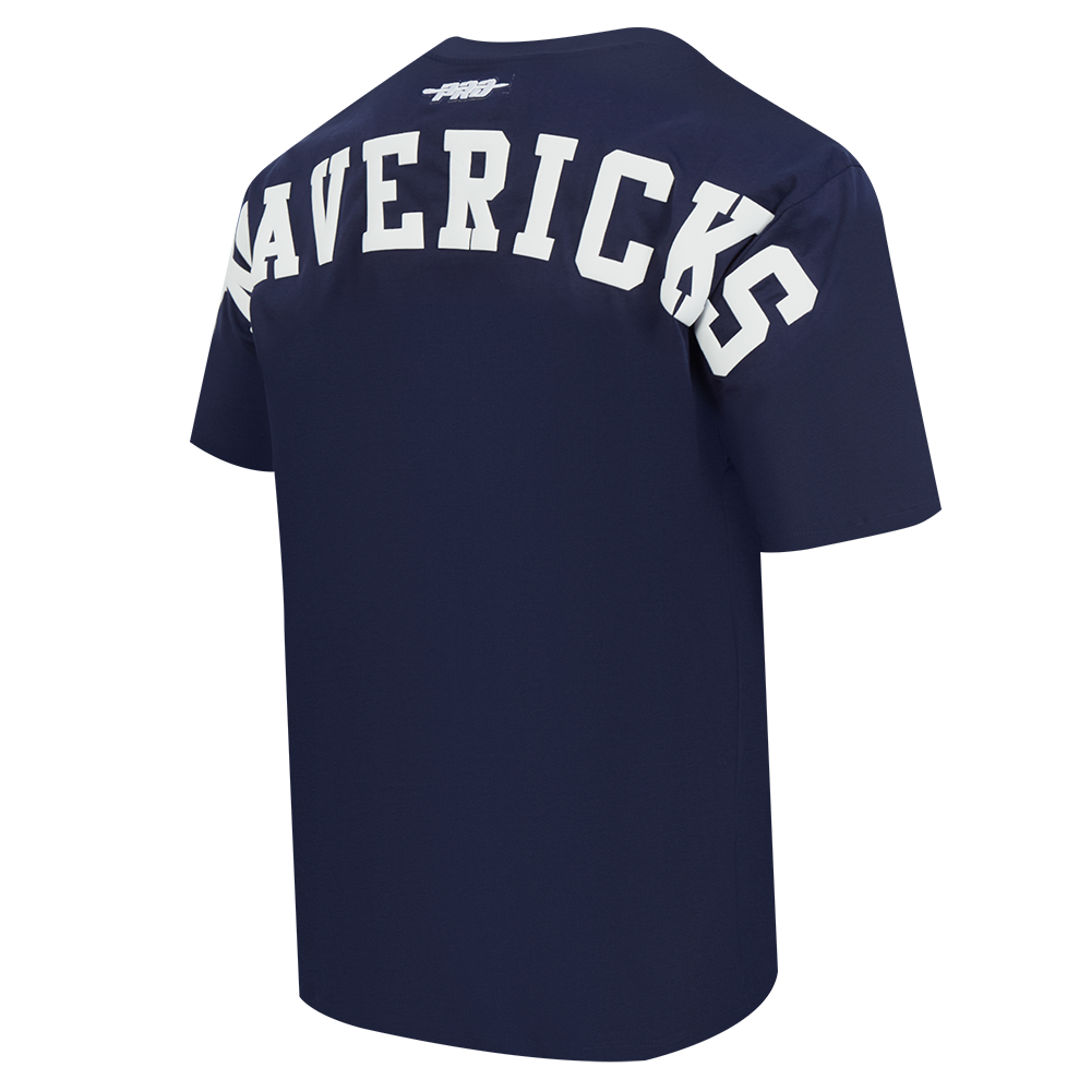 NBA DALLAS MAVERICKS WINGSPAN MEN'S CJ DROP SHOULDER TEE (MIDNIGHT NAVY)