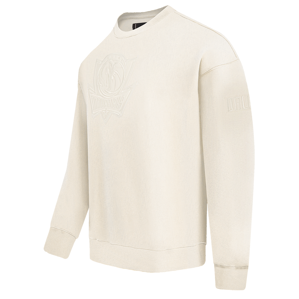 NBA  DALLAS MAVERICKS NEUTRAL MEN'S DROP SHOULDER FLC CREWNECK (GGSHELL)