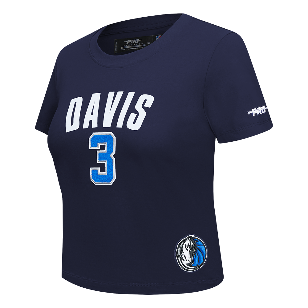NBA DALLAS MAVERICKS ANTHONY DAVIS #3 CLASSIC PNN WOMEN'S SJ SLIM FIT (MIDNIGHT NAVY)