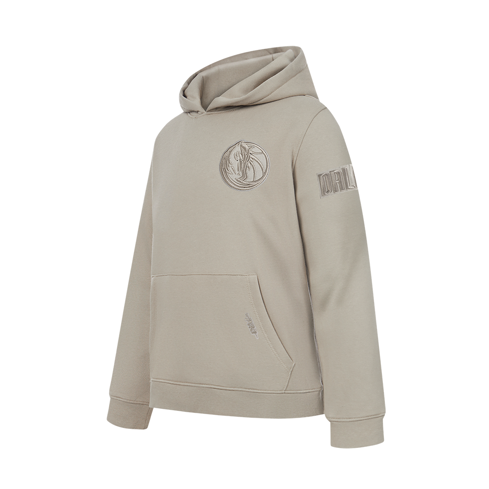 NBA DALLAS MAVERICKS NEUTRAL BIG BOYS FLC PO HOODIE (TAUPE)