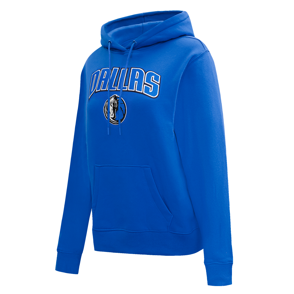 NBA DALLAS MAVERICKS CLASSIC WOMEN'S FLC PO HOODIE (ROYAL BLUE)