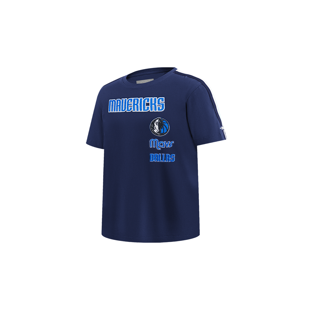 NBA DALLAS MAVERICKS RETRO CLASSIC TODDLER BOYS SHORT SLEEVE TAPING TEE(MIDNIGHT NAVY)