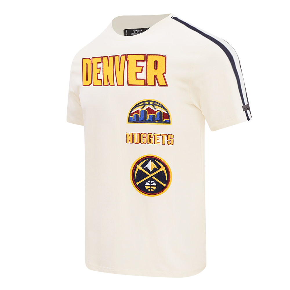NBA DENVER NUGGETS RETRO CLASSIC MEN'S STRIPED TEE (UNIVERSITY BLUE)