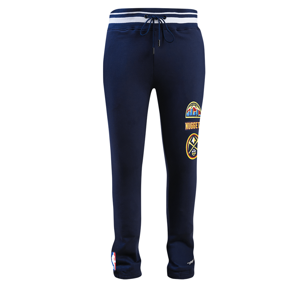 NBA DENVER NUGGETS RETRO CLASSIC MEN'S RIB SWEATPANT (MIDNIGHT NAVY)