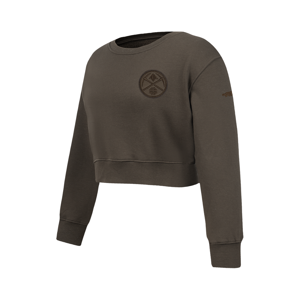 NBA DENVER NUGGETS NEUTRAL BIG GIRLS FLC PO HOODIE (DARK TAUPE)