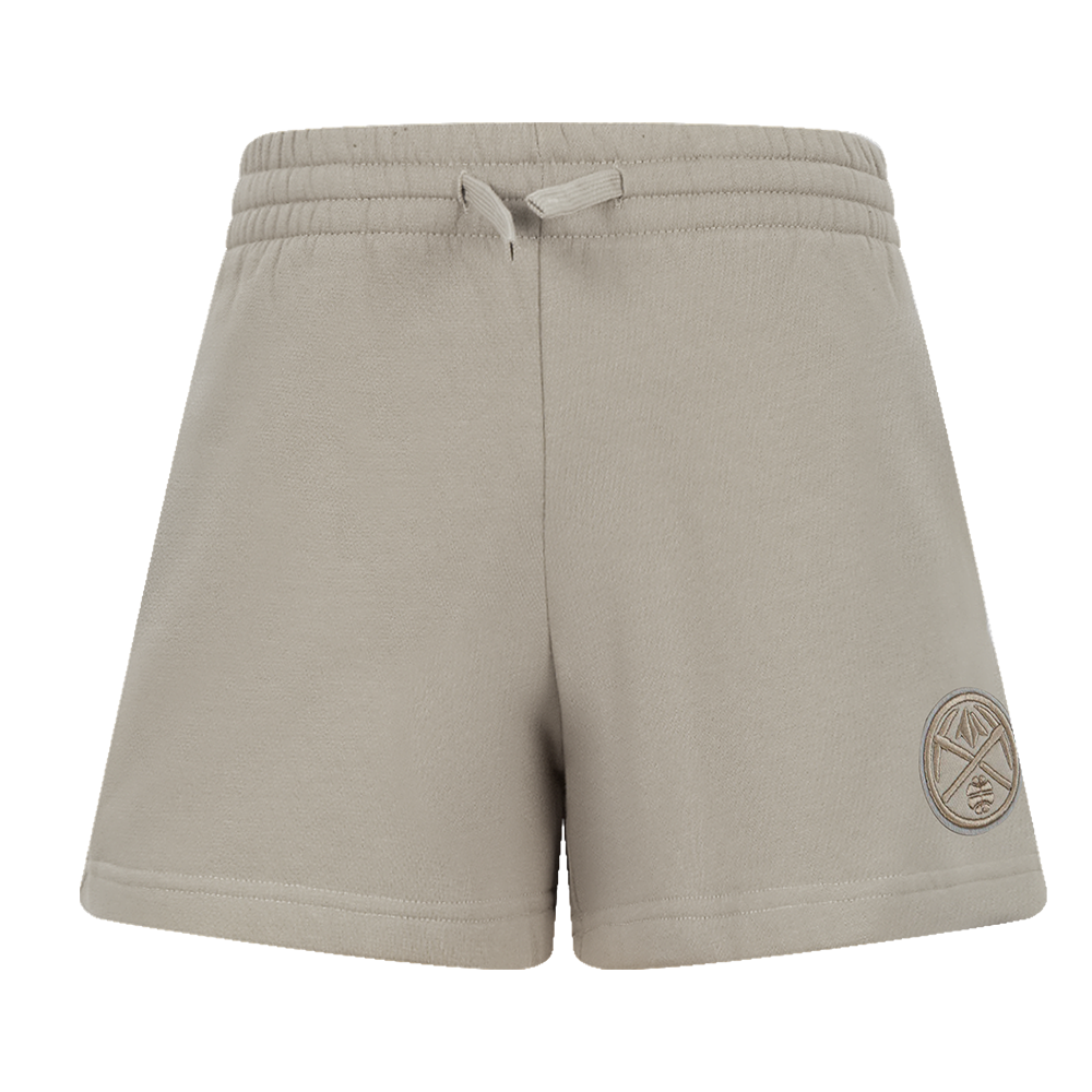 NBA DENVER NUGGETS NEUTRAL BIG GIRLS FLC SHORT (TAUPE)
