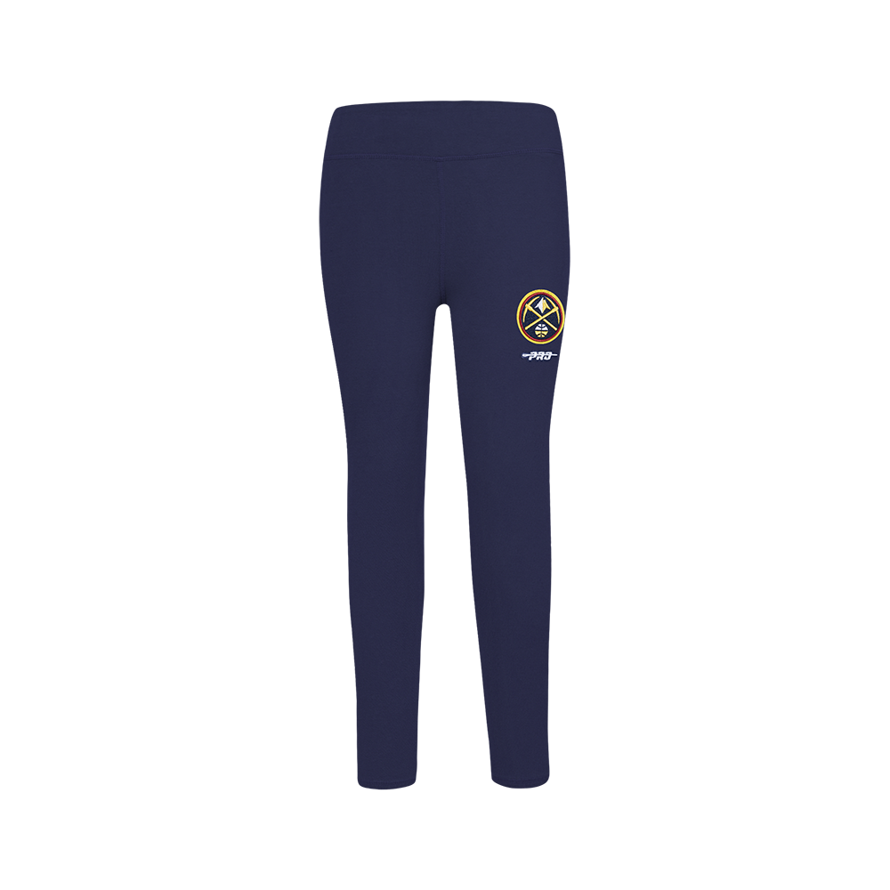 NBA DENVER NUGGETS RETRO CLASSIC BIG GIRLS LEGGING (MIDNIGHT NAVY)