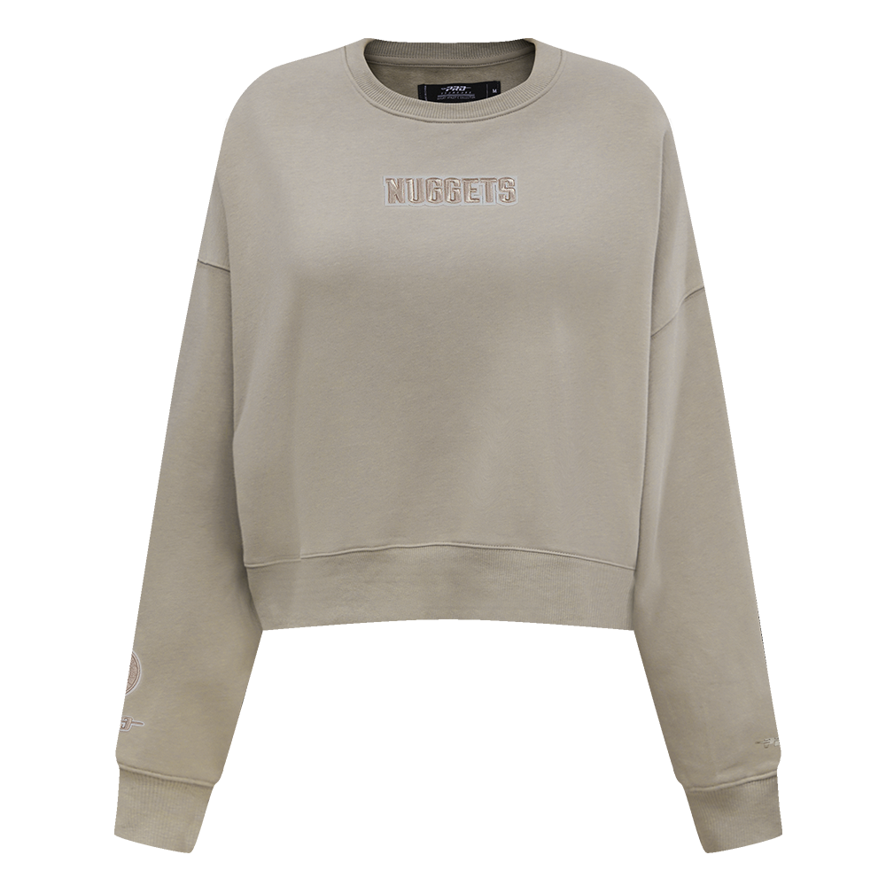 DENVER NUGGETS WINGSPAN WOMEN'S FLC CREWNECK (TAUPE)