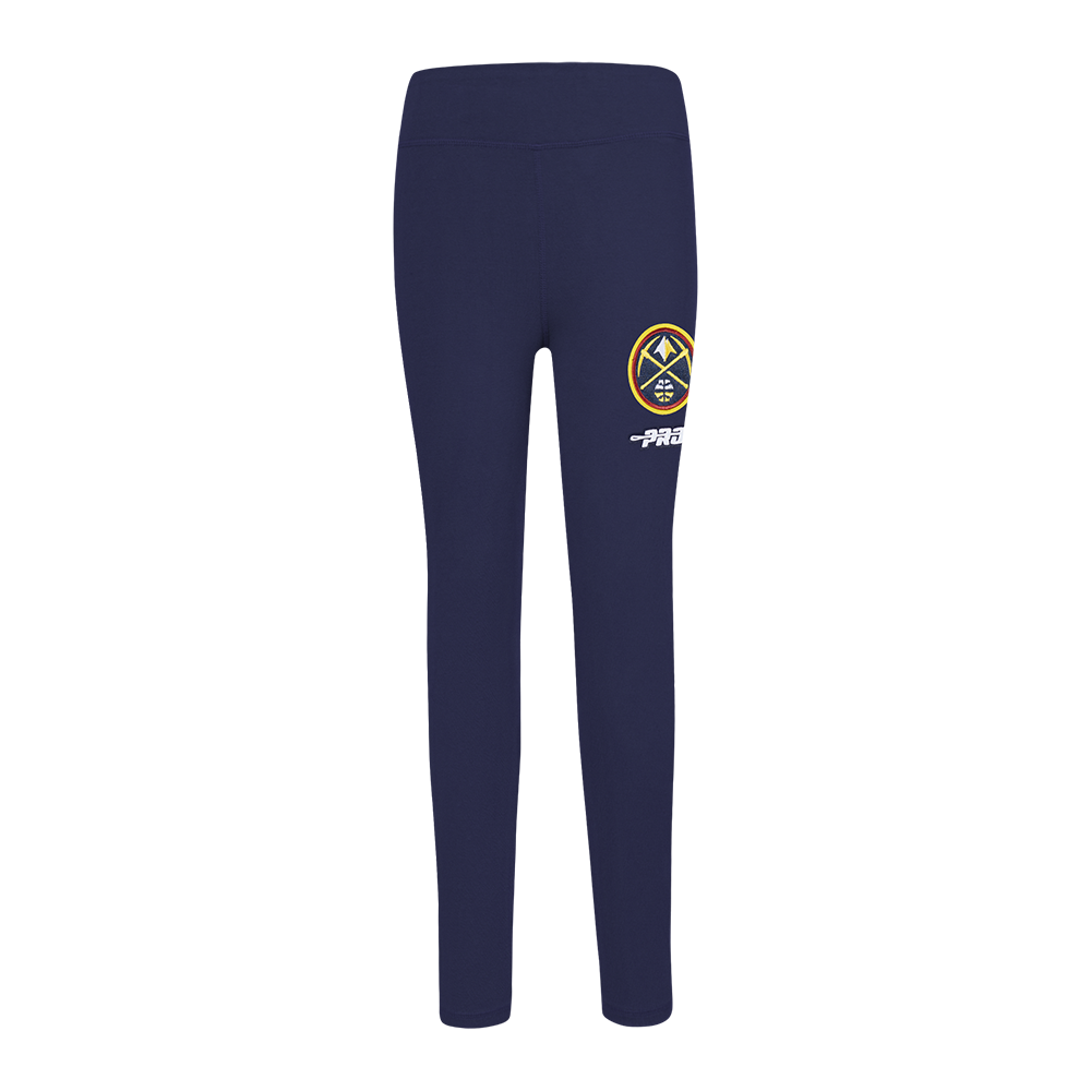 NBA DENVER NUGGETS RETRO CLASSIC LITTLE GIRLS LEGGING (MIDNIGHT NAVY)