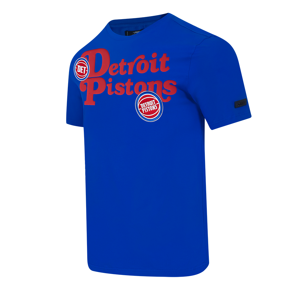 NBA DETROIT PISTONS SOUVENIR MEN'S SJ TEE (ROYAL BLUE)