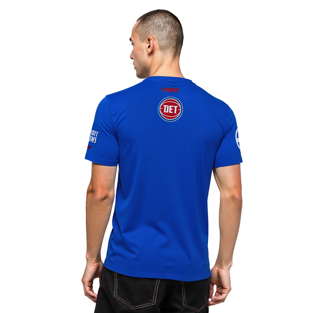 NBA DETROIT PISTONS CITY ARCH MEN'S SJ TEE (ROYAL BLUE)