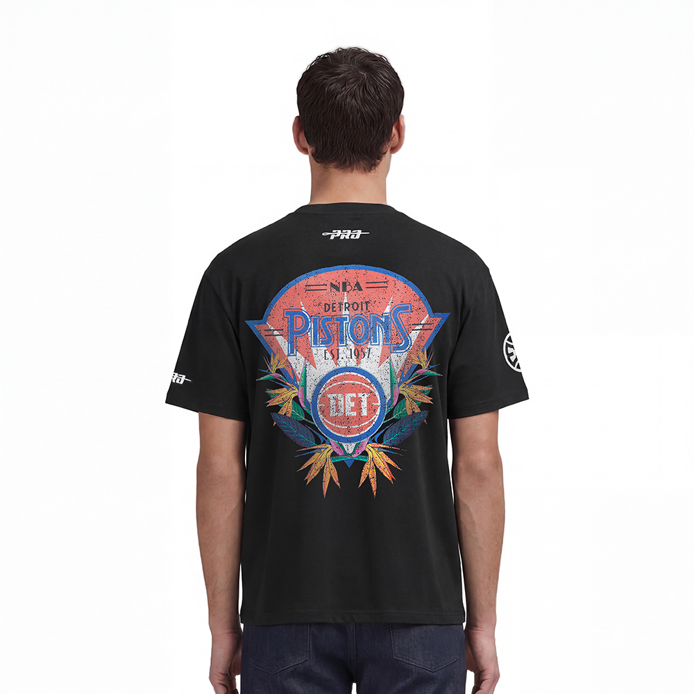 NBA DETROIT PISTONS PARADISE MEN'S S/S TEE (BLACK)