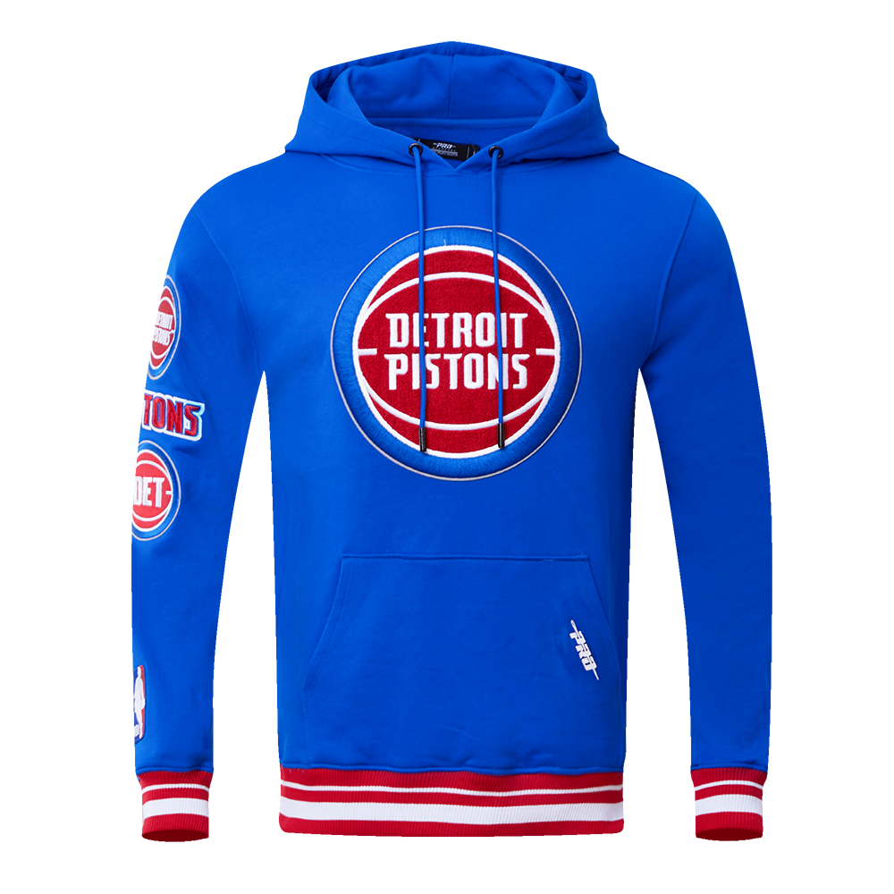 Fanatics Men's Branded Blue Detroit Pistons Made To Move Space Dye Raglan  Pullover Hoodie