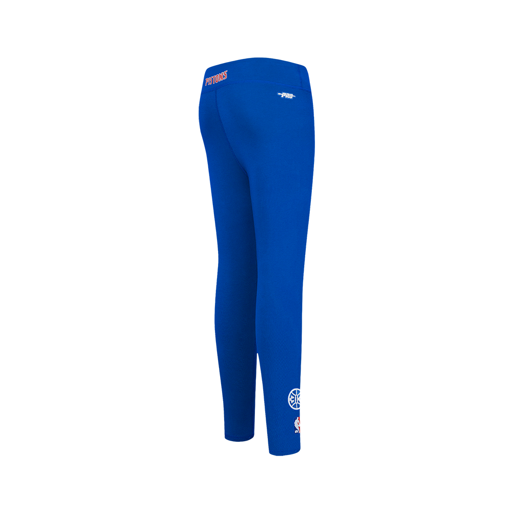 NBA DETROIT PISTONS CLASSIC BIG GIRLS LEGGING (ROYAL BLUE)