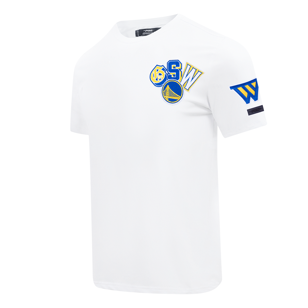 NBA GOLDEN STATE WARRIORS CITY RANSOM MEN'S SINGLE JERSEY TEE (WHITE)