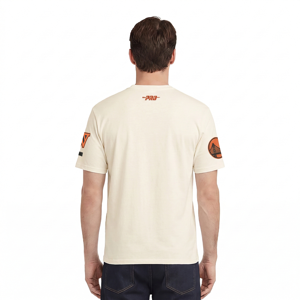 NBA GOLDEN STATE WARRIORS NBA TONAL MEN'S SJ TEE (EGGSHELL)