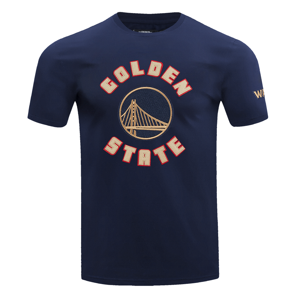 NBA GOLDEN STATE WARRIORS CITY EDITION 24-25 MEN'S RIB WOOL VARSITY (MIDNIGHT NAVY/WHITE)