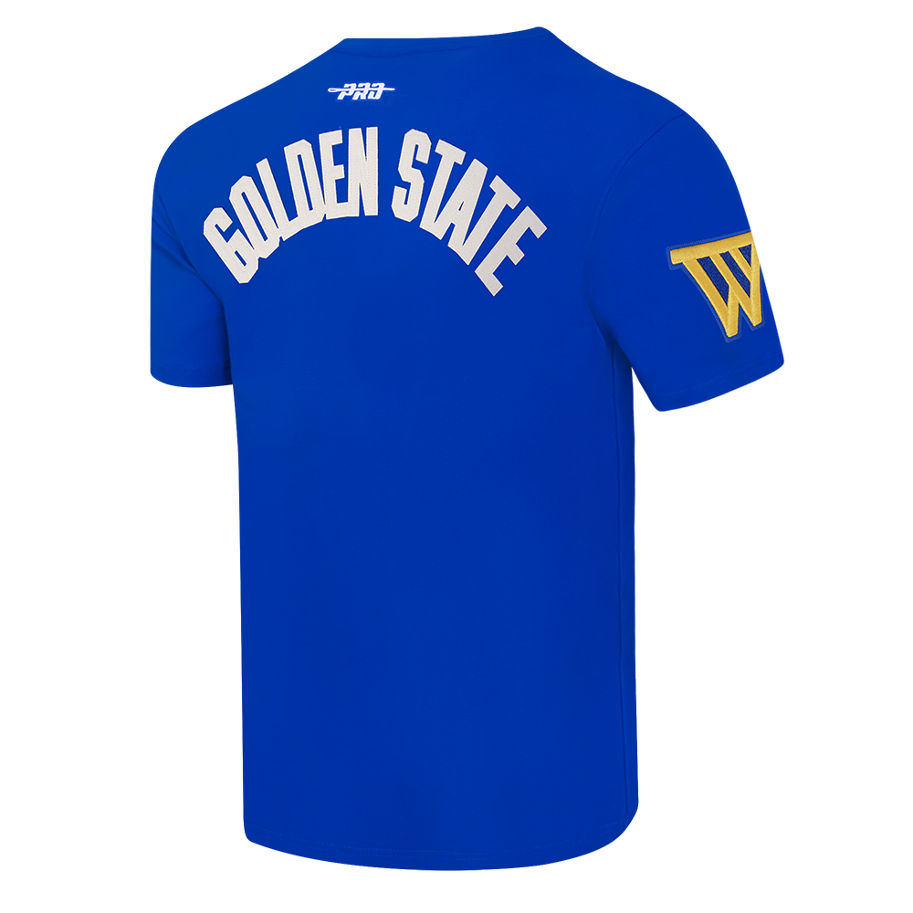 NBA GOLDEN STATE WARRIORS MODERN ORIGINALS MEN'S SJ TEE (ROYAL BLUE)