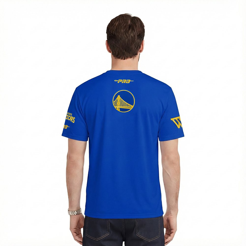 NBA GOLDEN STATE WARRIORS CITY ARCH MEN'S SJ TEE (ROYAL BLUE)