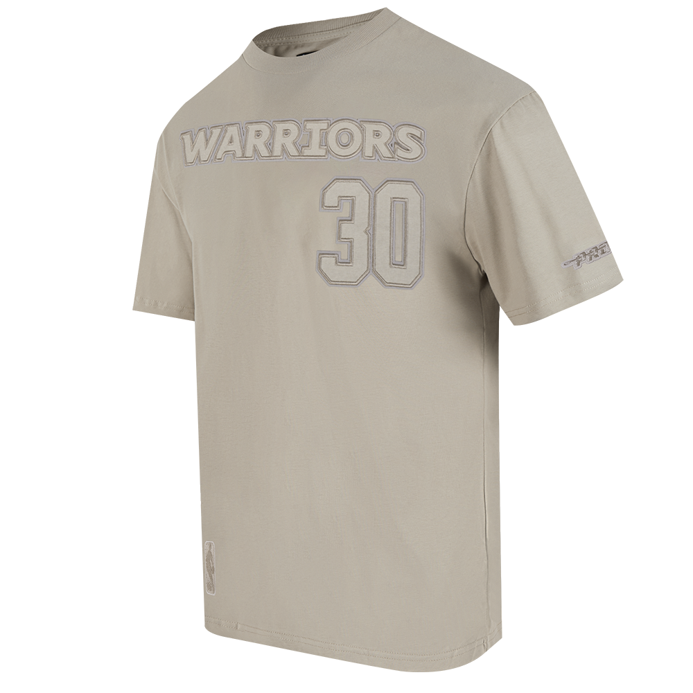 NBA GOLDEN STATE WARRIORS STEPHEN CURRY #30 NEUTRAL PNN MEN'S CJ DROP SHOULDER TEE (TAUPE)