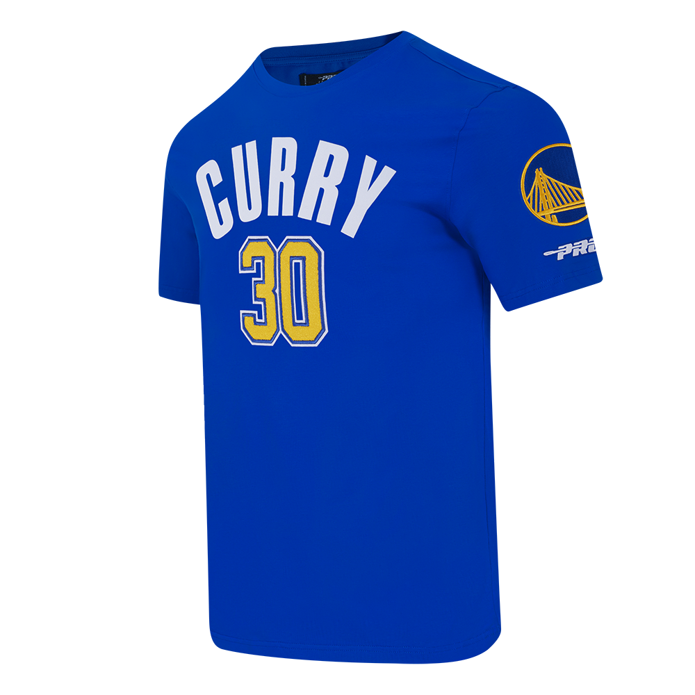 NBA GOLDEN STATE WARRIORS STEPHEN CURRY #30 CLASSIC PNN MEN'S SJ TEE (ROYAL BLUE)