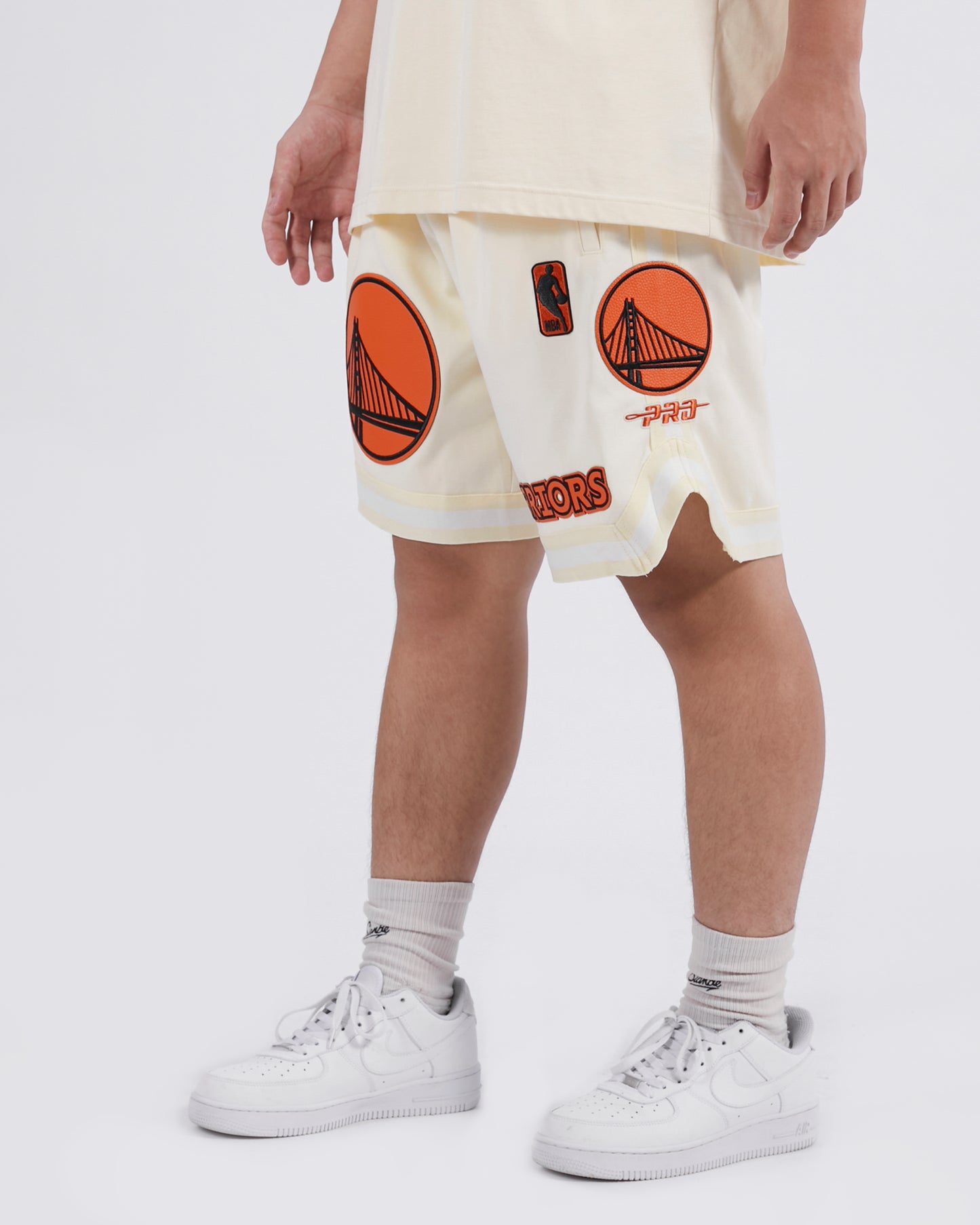 NBA GOLDEN STATE WARRIORS NBA TONAL MEN'S DK SHORT (EGGSHELL)