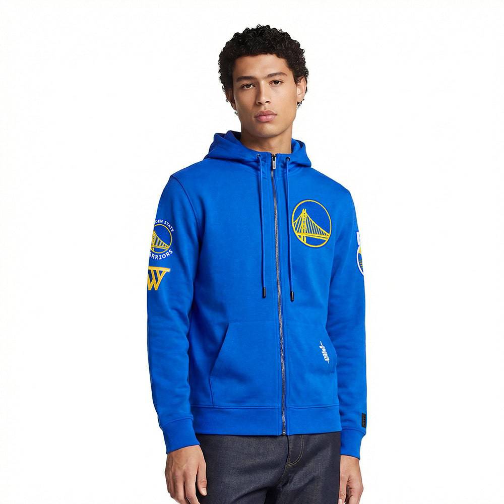 Pro Standard NBA Golden State Warriors Zip Hoodie - Men's