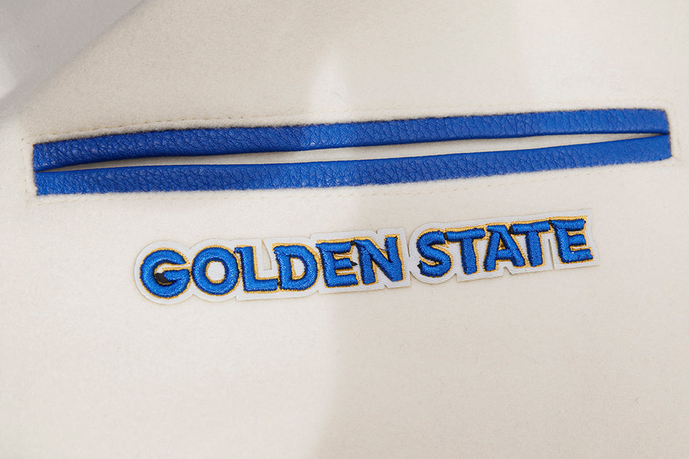 Golden State Warriors Crest Emblem RIB FLC PO Hoodie