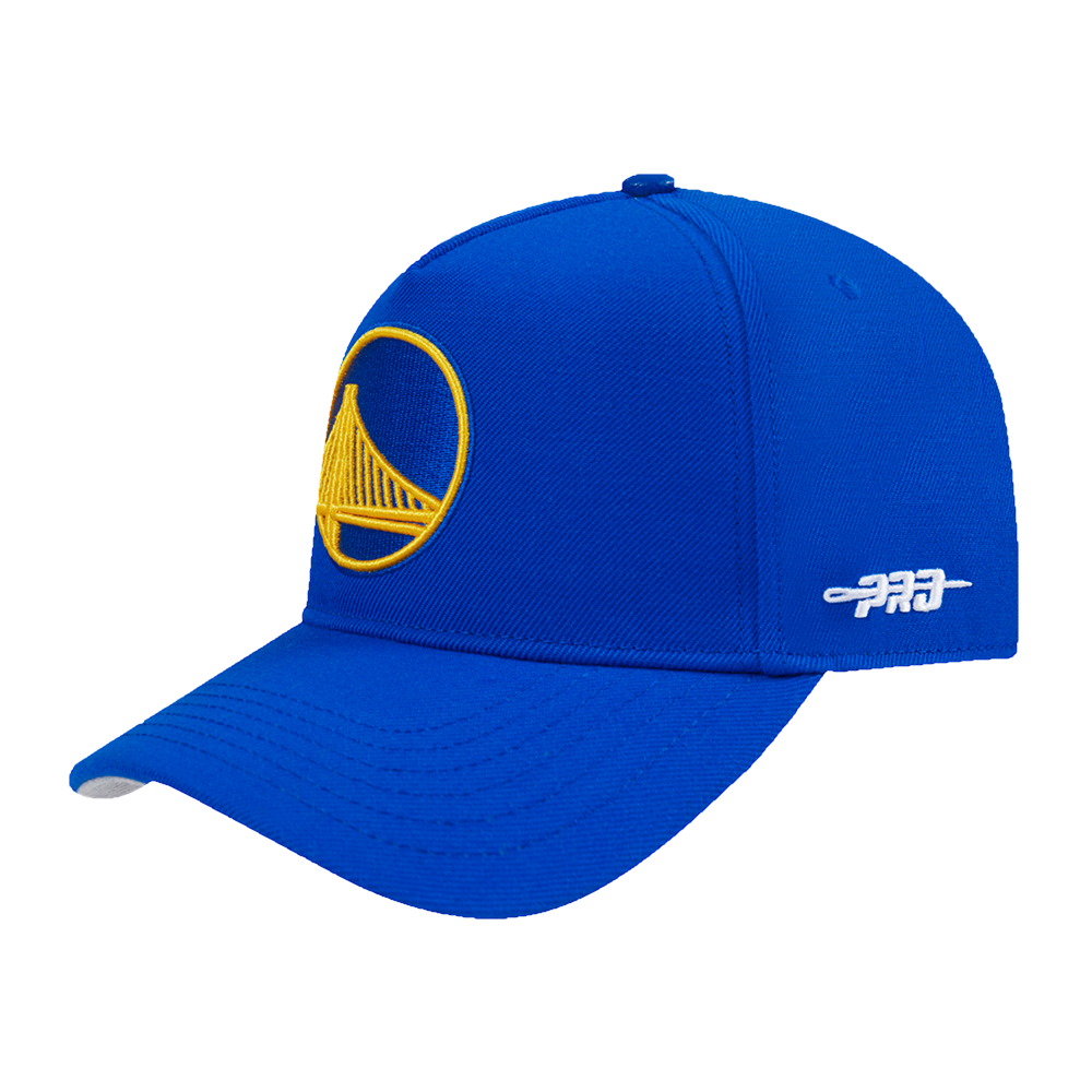 NBA GOLDEN STATE WARRIORS CITY RANSOM PINCH FRONT SNAPBACK HAT (ROYAL BLUE)