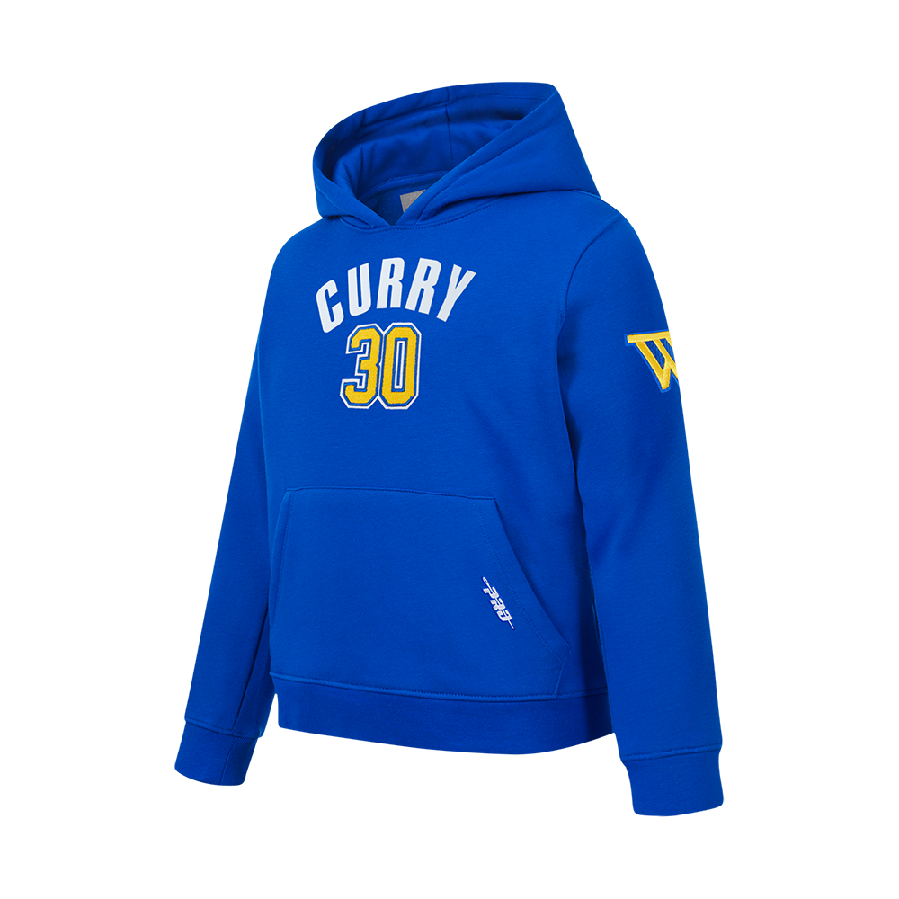 NBA GOLDEN STATE WARRIORS STEPHEN CURRY #30 CLASSIC PNN BIG BOY'S FLEEC (ROYAL BLUE)