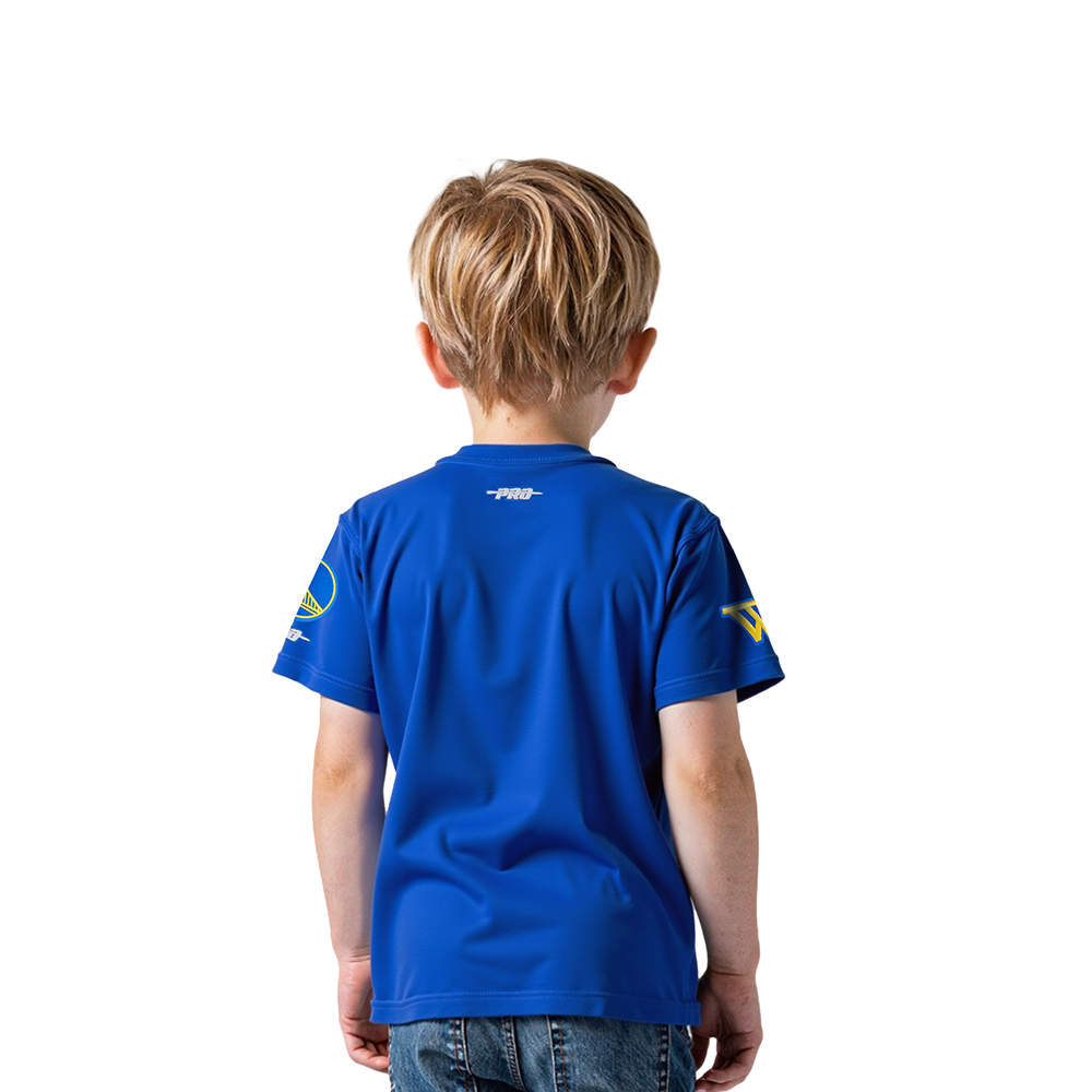 NBA GOLDEN STATE WARRIORS CLASSIC TODDLER BOYS SHORT SLEEVE TEE (ROYAL BLUE)