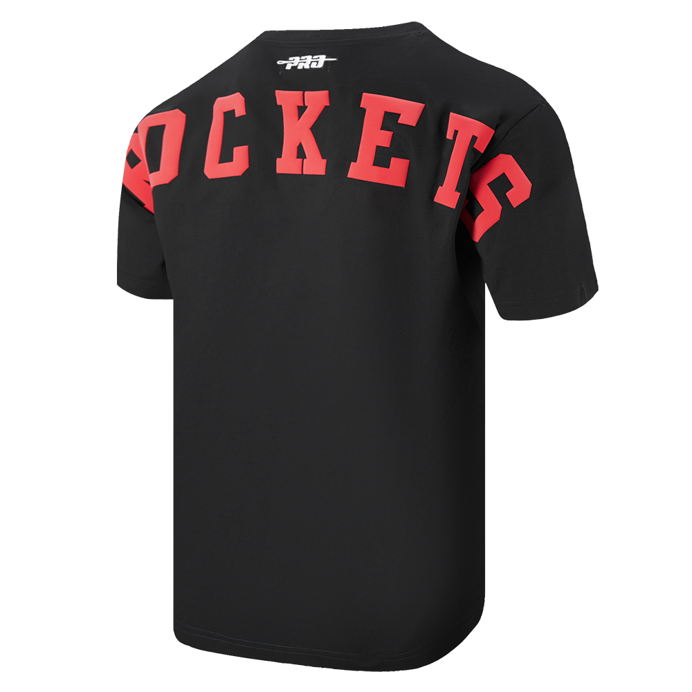 NBA HOUSTON ROCKETS WINGSPAN MEN'S CJ DROP SHOULDER TEE (BLACK)