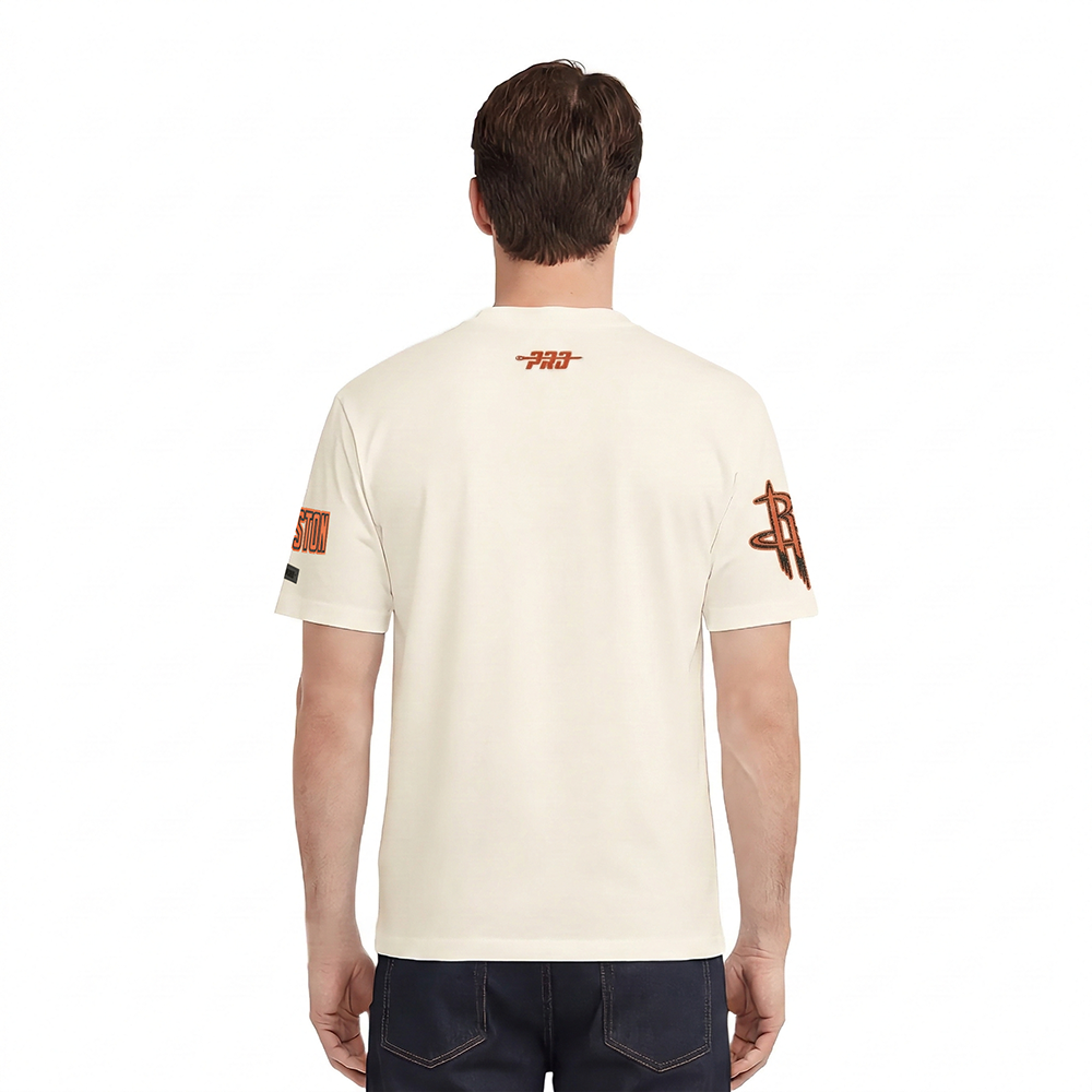 NBA HOUSTON ROCKETS NBA TONAL MEN'S SJ TEE (EGGSHELL)