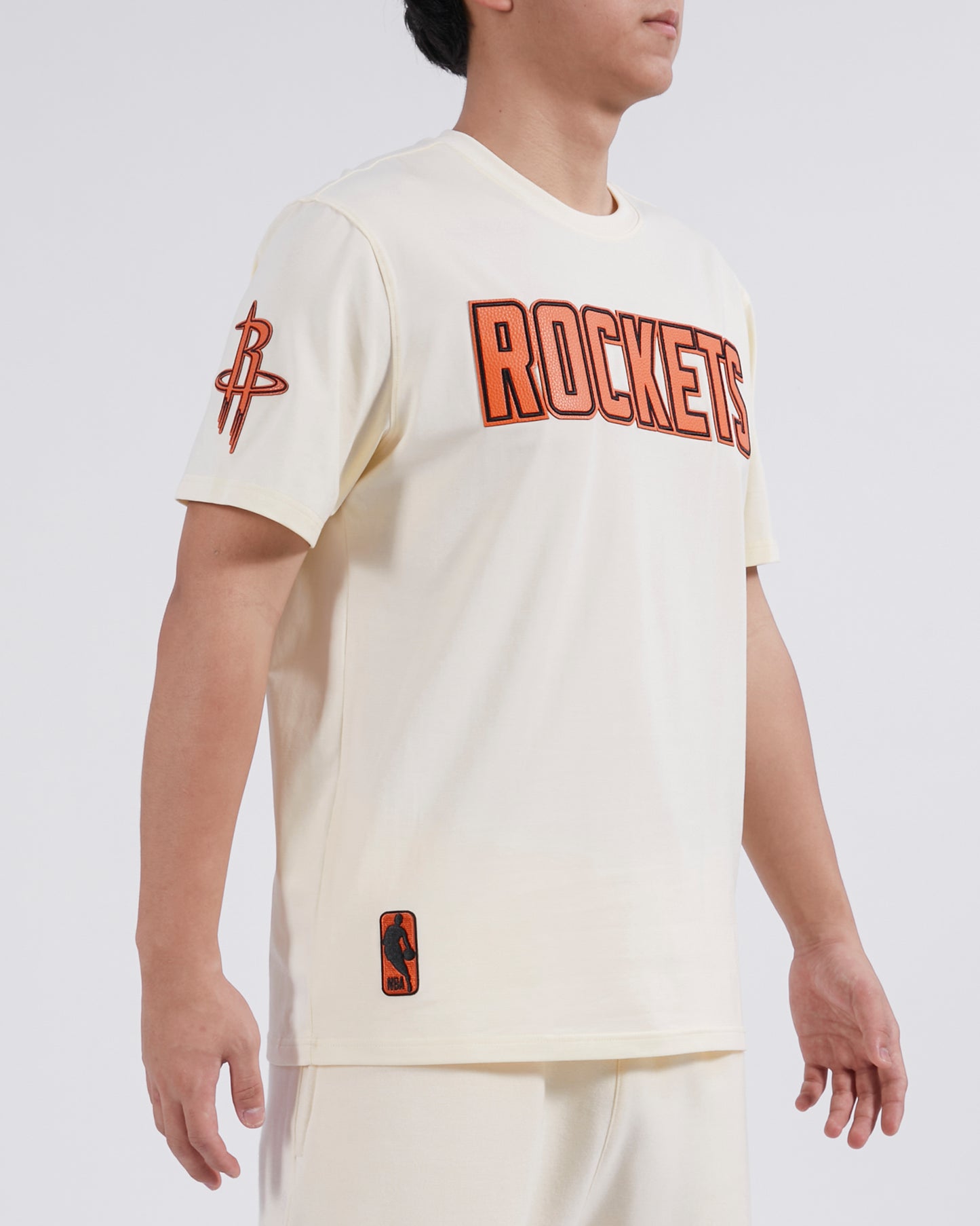 NBA HOUSTON ROCKETS NBA TONAL MEN'S SJ TEE (EGGSHELL)
