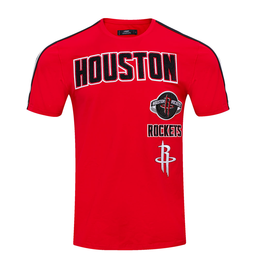 NBA HOUSTON ROCKETS RETRO CLASSIC MEN'S STRIPED TEE (RED/BLACK) – Pro ...