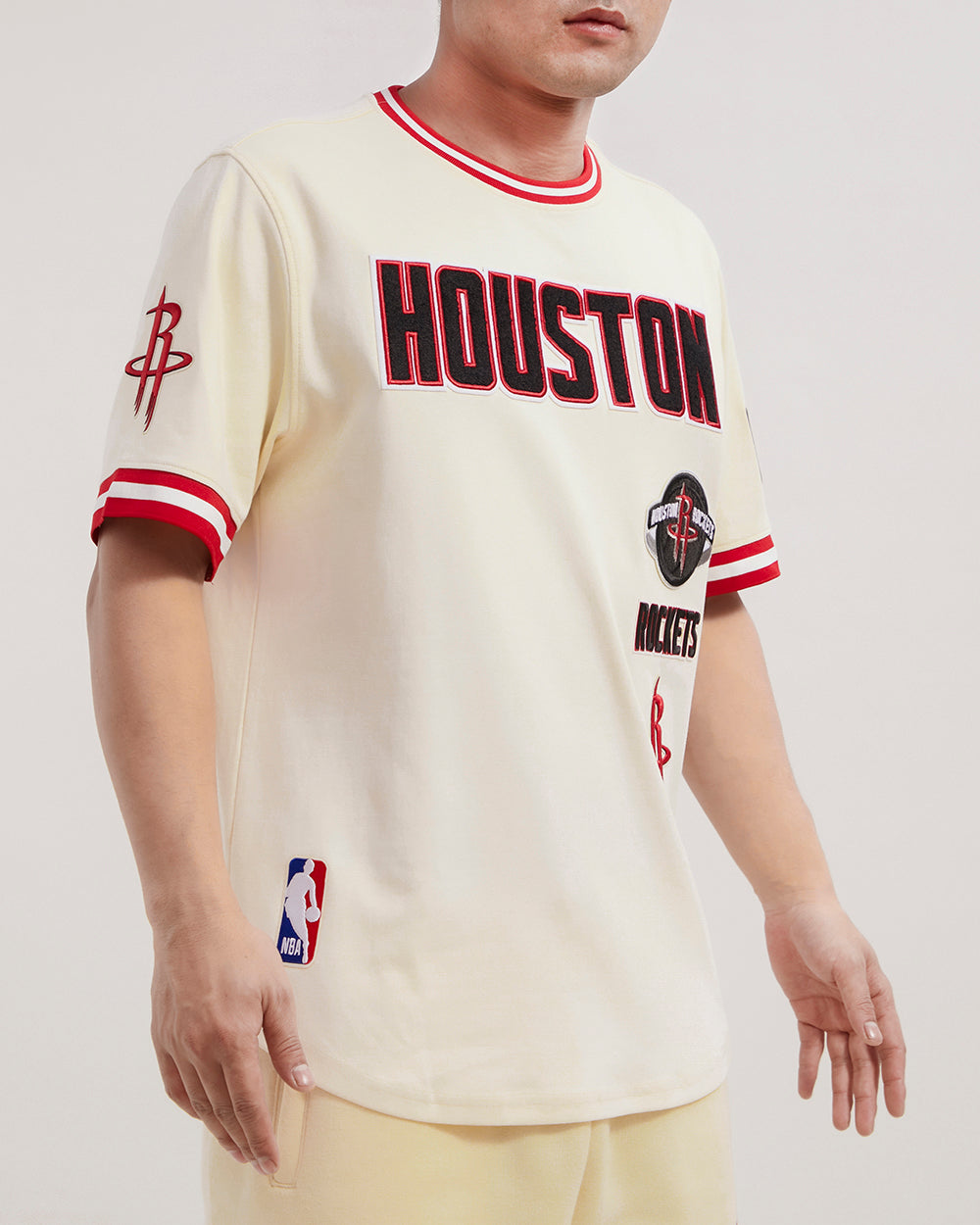 HOUSTON ROCKETS RETRO CLASSICS DK TEE (EGGSHELL/ RED) – Pro Standard