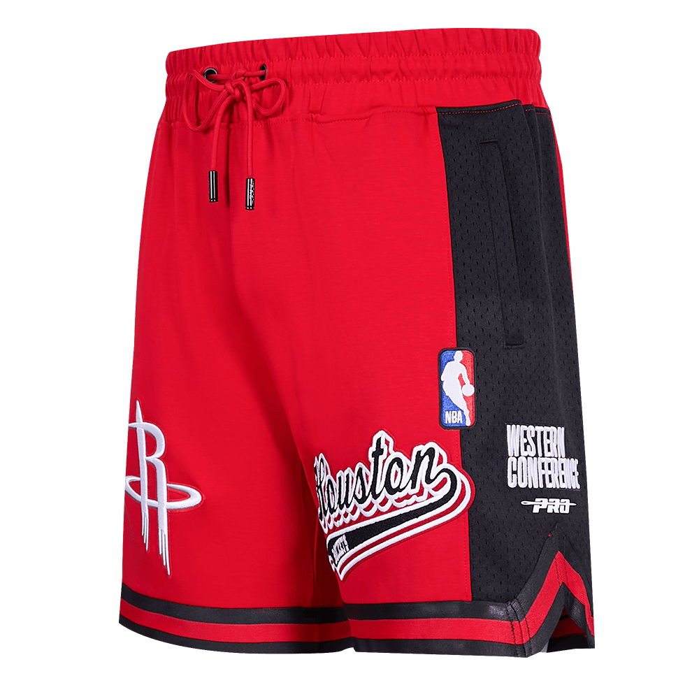 Red Rockets Script Pro Standard NBA Houston Rockets Script Tail Short - Men's